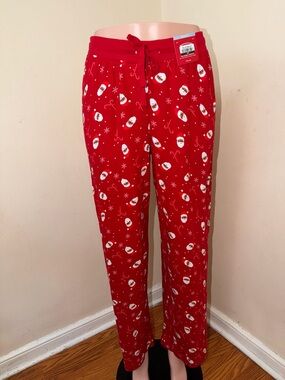 Target Red Santa Print Pajama Pants